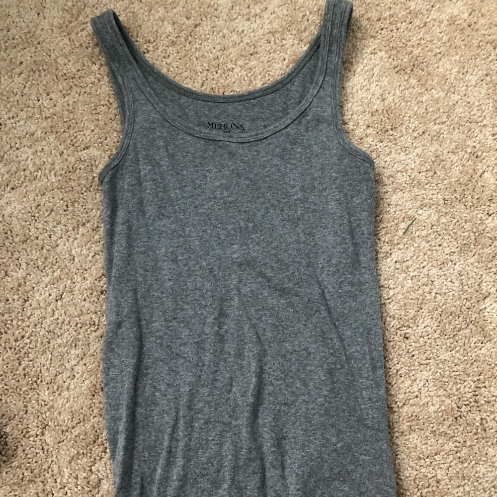 Gray tank top